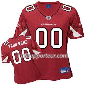 Maillot Femme Arizona Cardinals Personnalisé Rouge